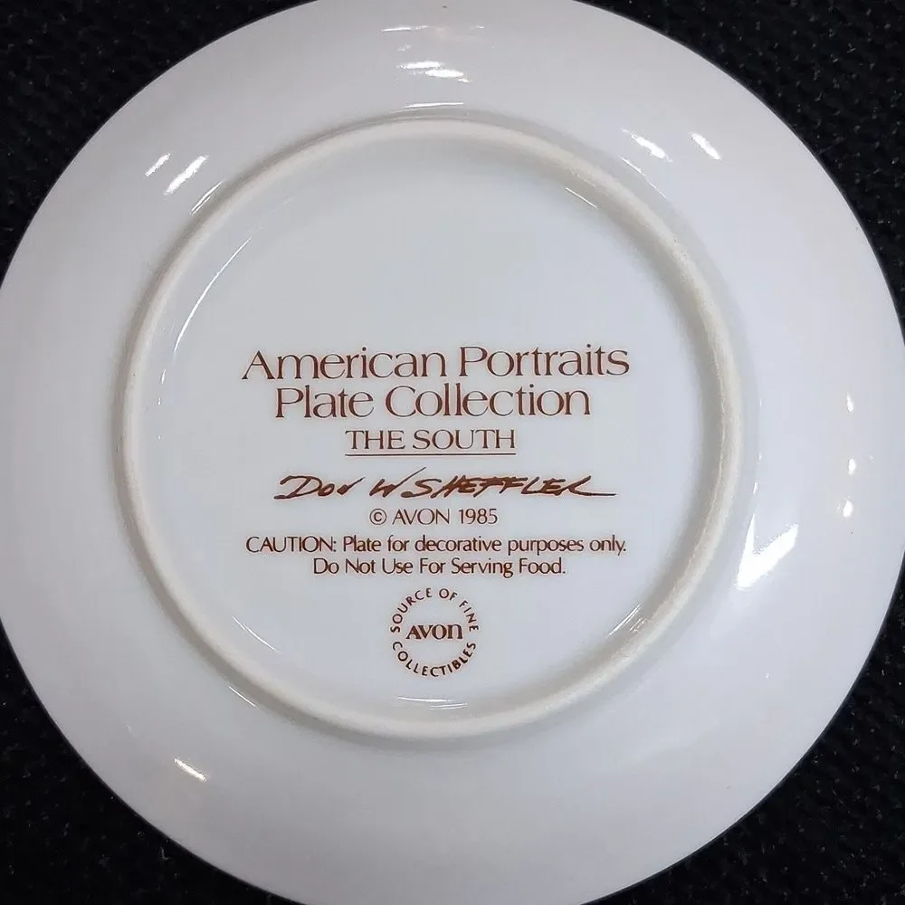 American Portraits Plate collection - 5‎ pc. Avon 1985